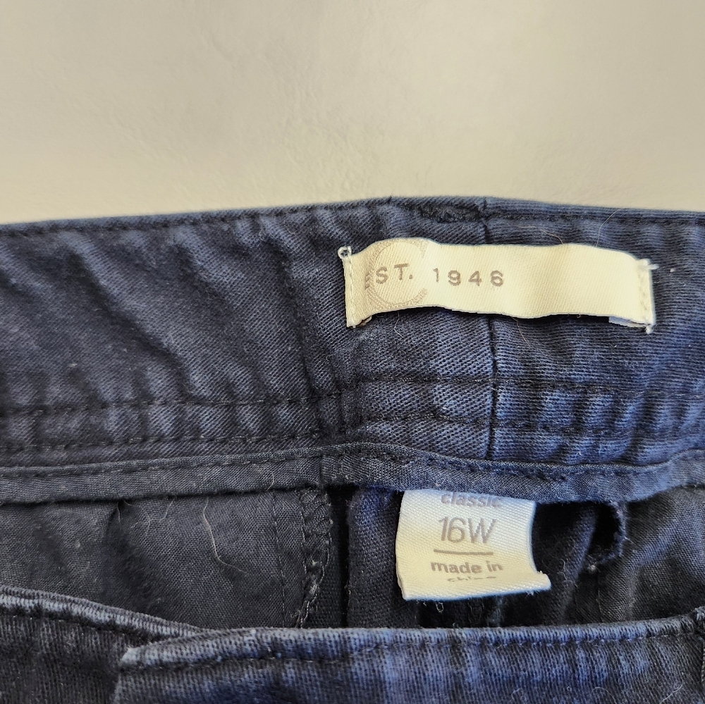 Classic Navy Boot Cut Jeans